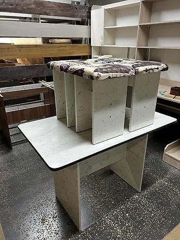 Кухонные столы и стулья: Кухонный стол и стул, Новый — 5