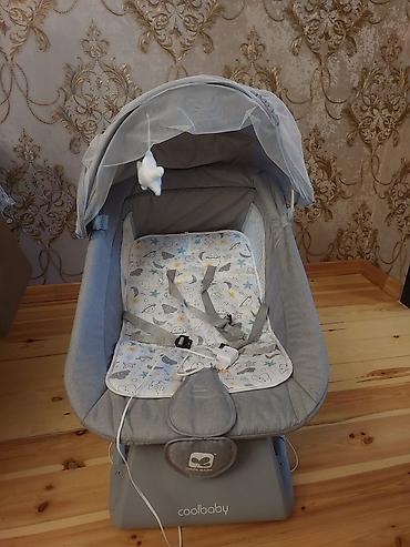 Beşiklər: Məhsul: Coolbaby elektrikli beşik/əyilə-bilən uşaq yelləncəyi - Rəng — 2