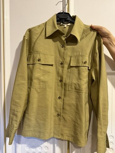 Другая мужская одежда: Мужская рубашка, Kiton, S (EU 36), цвет - Зеленый