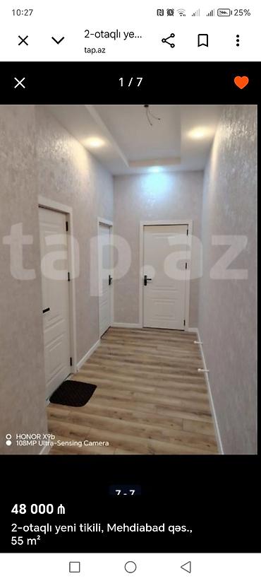 2 otaqlı yeni tikili mənzil – Mehdiabad qəs., 55 m² Planlaşdırma və