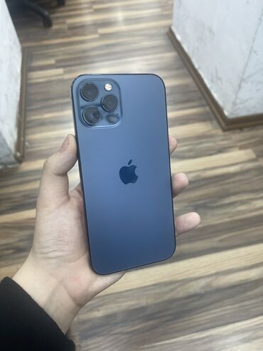 Apple iPhone: IPhone 12 Pro Max, 256 GB, Pacific Blue, Face ID