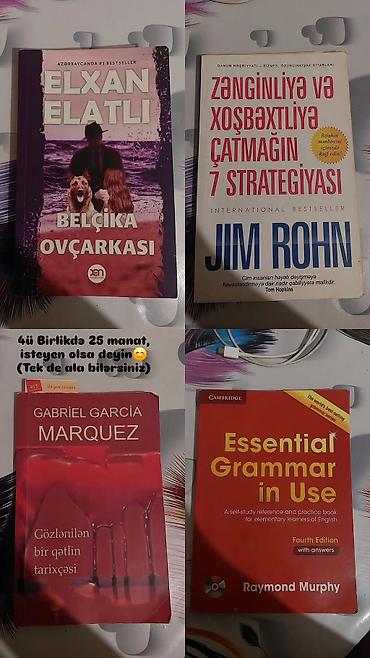 şantaj kitab pdf indir: İngilis dili qrammatika, test kitabı ve 3 bedii kitab(Birlikde 25 — 1