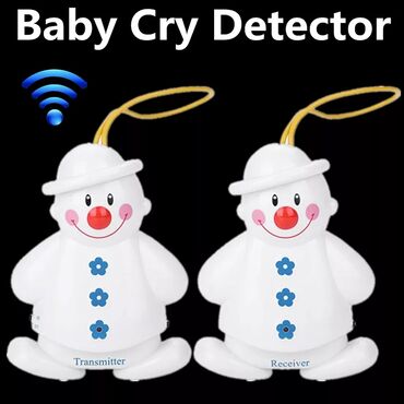 Uşaqlar üçün digər mallar: Uşaq ağladığı zaman derhal ötürücü sesi qebul edici detektora gönderir