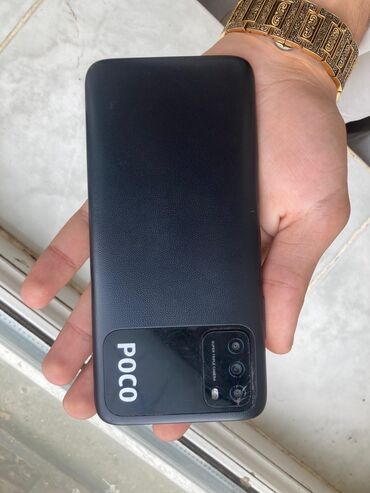 telefon ekranları: Poco M3, 128 GB, rəng - Qara