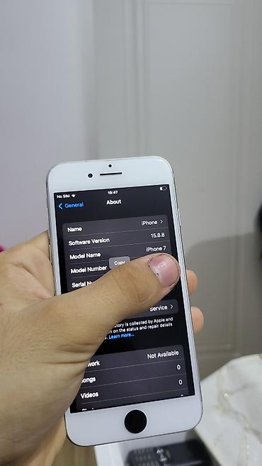iphone qusar: IPhone 7, 128 GB, Gümüşü — 3