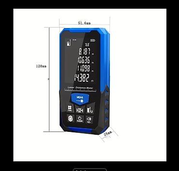Lazer Mesafe Ölçən – 100 m - Ölçmə məsafəsi: 100 metrə qədər -