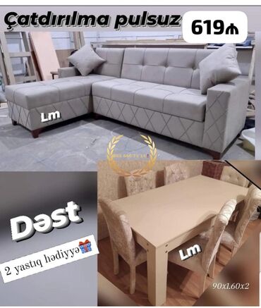 Dolablar: Masa və oturacaqlar, Divan