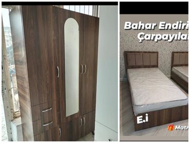 Çarpayılar: İkinəfərlik çarpayı, Bazalı, Matras ilə — 13