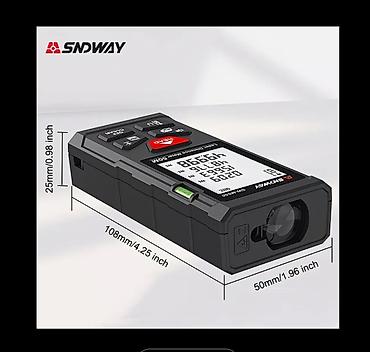 Məsafə ölçənlər, ruletkalar: SNDWAY SW-MS100 lazer məsafəölçən - Ölçmə diapazonu: 100 m - — 3