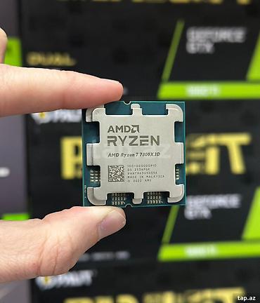 prossesor: Prosessor AMD Ryzen 7 Ryzen 7 7800x3d, > 4 GHz, > 8 nüvə, Yeni — 1