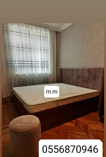 kompüter kreslosu: Двуспальная кровать, С подъемным механизмом, Бесплатный матрас, Без выдвижных ящиков, Азербайджан, Ламинат простой