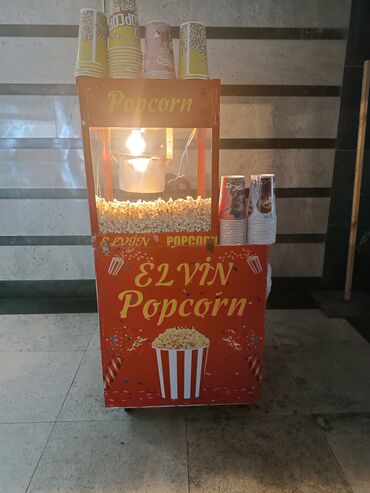 ətir biznesi: Popcorn aparatı. Super vəziyyətdədir qiymətdə razılaşmaq olar