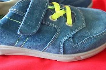 Patike: MUŠKE PLAVE DEČIJE PATIKE, KOŽA, BROJ 32 EU | Kvalitetne nove muške — 19