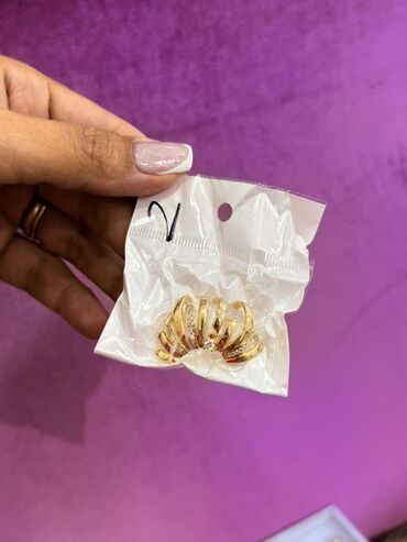 Bijuteriya dəstləri: Qızılı rəngli aksesuarlar seti – paslanmayan poladdan (316L) — 16