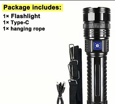 Digər işıqlandırma: Super Güclü LED Fənər - Korpus: möhkəm metal gövdə, sürüşməyə qarşı — 14