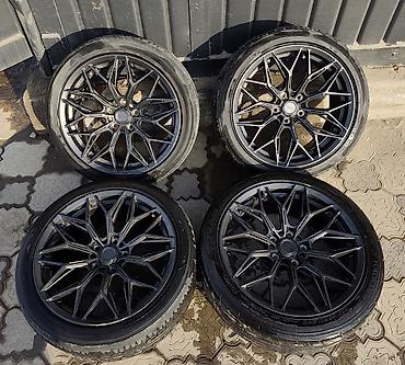 Диски: Литые Диски R 18 Комплект, отверстий - 5, Б/у — 2