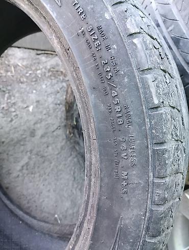aeolus e70: Продаю резину 3500 пара Шины Dunlop 235/45 R18 94V, всесезонные (M+S) — 2