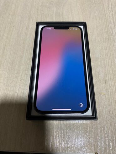 ремонт iphone бишкек: IPhone 13 Pro, Колдонулган, 128 ГБ, Sierra Blue, Куту, 87 %