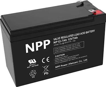 Baterije: NPP NP12-7Ah – olovno-kiselinska VRLA (AGM) baterija 12V Ključne — 2