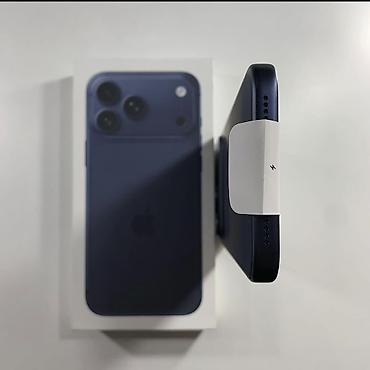 Уюлдук телефондор жана аксессуарлар: IPhone 17 Pro Max, Жаңы, 256 ГБ, Blue Titanium, Коргоочу айнек, Кабель, Куту, Бөлүп төлөө менен, 100 % — 7