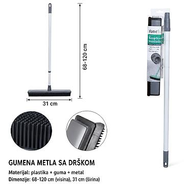 KMT Gumena metla siva 3280241 Opis: Siva metla sa gumenim vlaknima