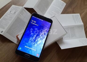 samsung j4 ekranı: Samsung Galaxy J4 2018, 16 GB, rəng - Mavi, Zəmanət, Sensor, Barmaq izi