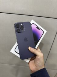 Mətbəx texnikası: IPhone 14 Pro Max, 128 GB, Deep Purple, Simsiz şarj, Face ID