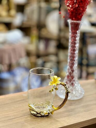 Fincanlar: Fincanlar, rəng - Qızılı, Şüşə, 1 əd, 250 ml, Türkiyə — 3