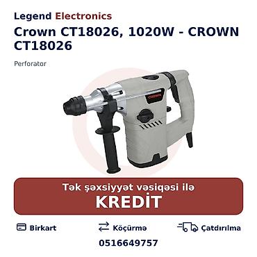 peraparator: Elan başlığı: Perforator Crown CT18026, 1020W - CROWN CT18026 Elan — 1