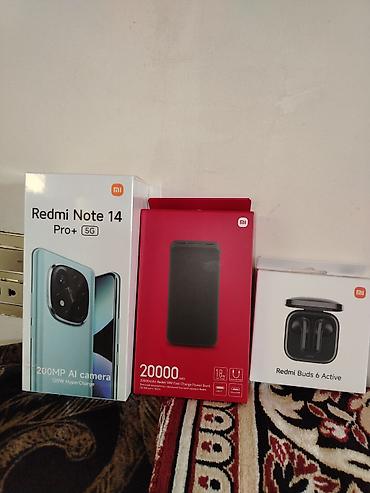 marshall qulaqciq: Redmi Note 14 Pro+, 256 GB, rəng - Göy, Face ID, Sənədlərlə, Zəmanət — 1