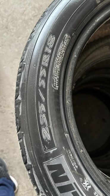 Шины: Шины 235 / 55 / R 18, Лето, Б/у, Комплект, Легковые, Франция, Michelin