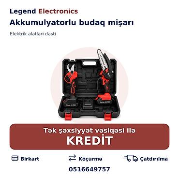 alet: Elan başlığı: Akkumulyatorlu budaq mişarı Akkumulyatorlu budaq mişarı — 1