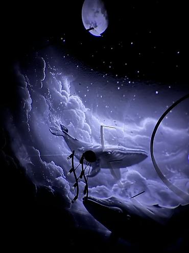 набор для творчества: Проектор ночного неба/галактики с эффектами космоса и океана. - — 2