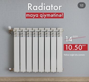 Unitazlar: Yeni Seksiyalı Radiator Alüminium, Pulsuz çatdırılma, Ödənişli quraşdırma, Zəmanətli, Kredit var