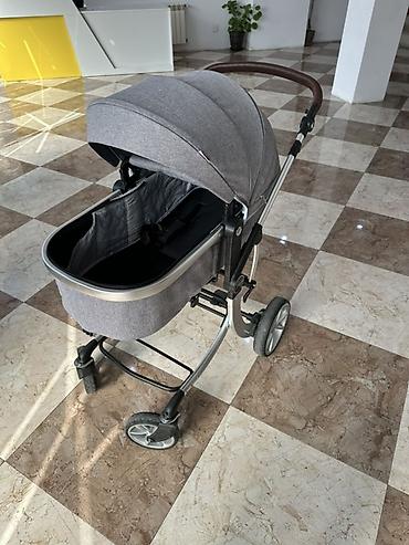 Modullu arabalar: Uşaq arabası LuxMom markası. Əla vəziyyətdədir. Sumkası, tülü — 6