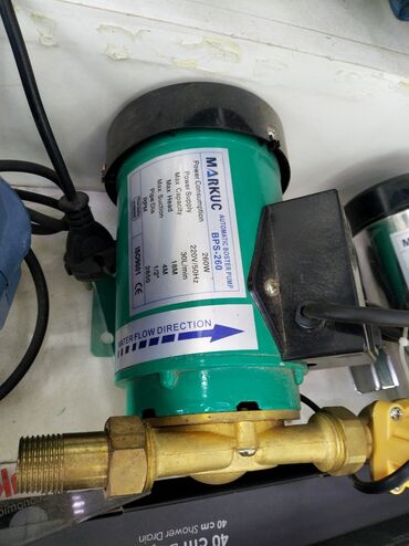 душ кабины: Markuc Automatic Booster Pump BP-260 - Növ: Avtomatik su təzyiq