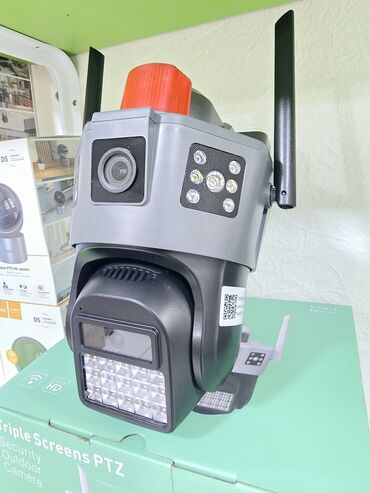 düymə kamera: Simsiz 4G sim kartl ptz 2 kamera 360° 8mp/4K Çöl ṣəraiti ücün