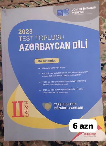 samoyed qiyməti: Az dili, Riyaziyyat, ingilis dili Test toplularini hamısının içi — 3