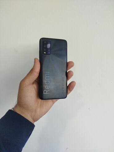 islənmis telefonlar: Xiaomi Redmi 9T, 128 GB, rəng - Qara, 
 Düyməli, Barmaq izi, İki sim kartlı