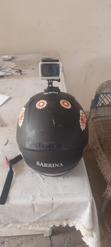 мотоциклы и цены: Kask kamera bolt sumkası hamısı birlikdə 50 azn