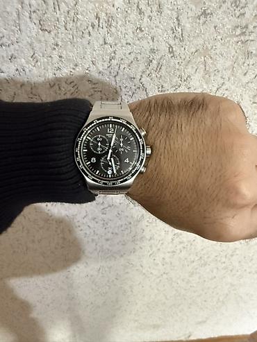 106 saat: Swatch Irony Chrono – paslanmayan poladdan kişi qol saatı Hec bir — 5