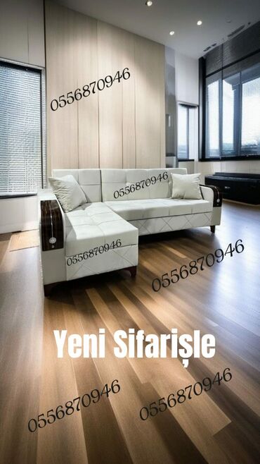 Sifarişlə divanlar: Künc divan, Qonaq otağı üçün, Parça, Bazalı, Açılan, Kitab — 14