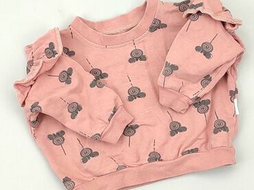 pajacyki dla noworodka 56: Sweatshirt, 0-3 months, condition - Very good