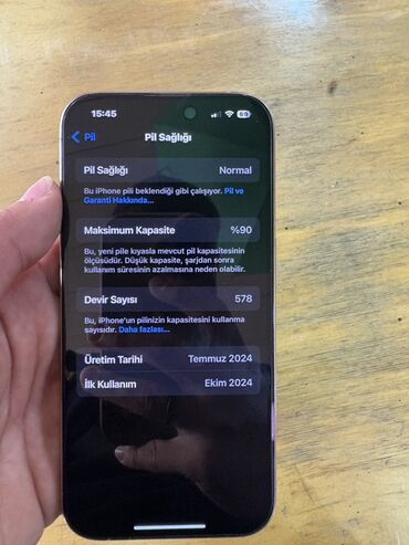 Apple iPhone: IPhone 15 Pro, 256 GB, Desert Titanium, Face ID — 10