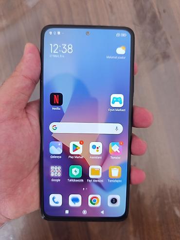 redmi note 10 pro max: Redmi Note 10 Pro Max, 128 GB, rəng - Qara, Zəmanət, Sensor, Barmaq izi — 1