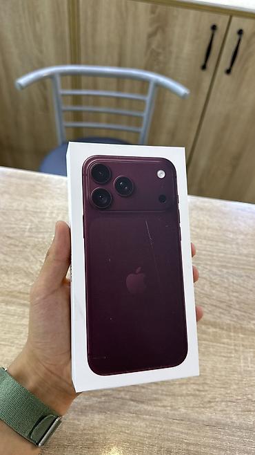 Уюлдук телефондор жана аксессуарлар: IPhone 18 Pro Max, Жаңы, 512 ГБ, Кочкул кызыл, Куту, Бөлүп төлөө менен — 2
