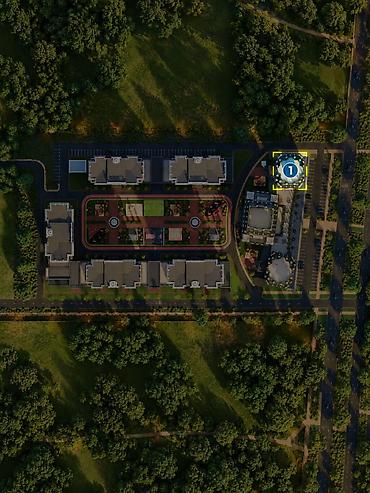 azia palace: 3 комнаты, 109 м², Элитка, 7 этаж, ПСО (под самоотделку) — 6