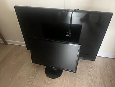 Monitorlar: İki ekran dəsti - 1 ədəd Samsung monitor: təxmini 19–22 düym, parlaq — 1
