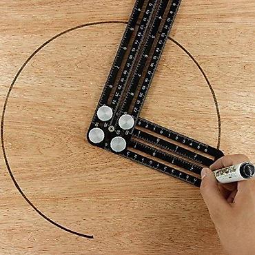 Ostali merni alati: Podesivi šablon – višenamenska uglomer/lenjir (Multi‑Angle Ruler) - — 6