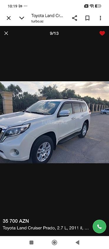 prado sukan: Toyota Land Cruiser Prado: 2.7 l | 2011 il Ofrouder/SUV — 9